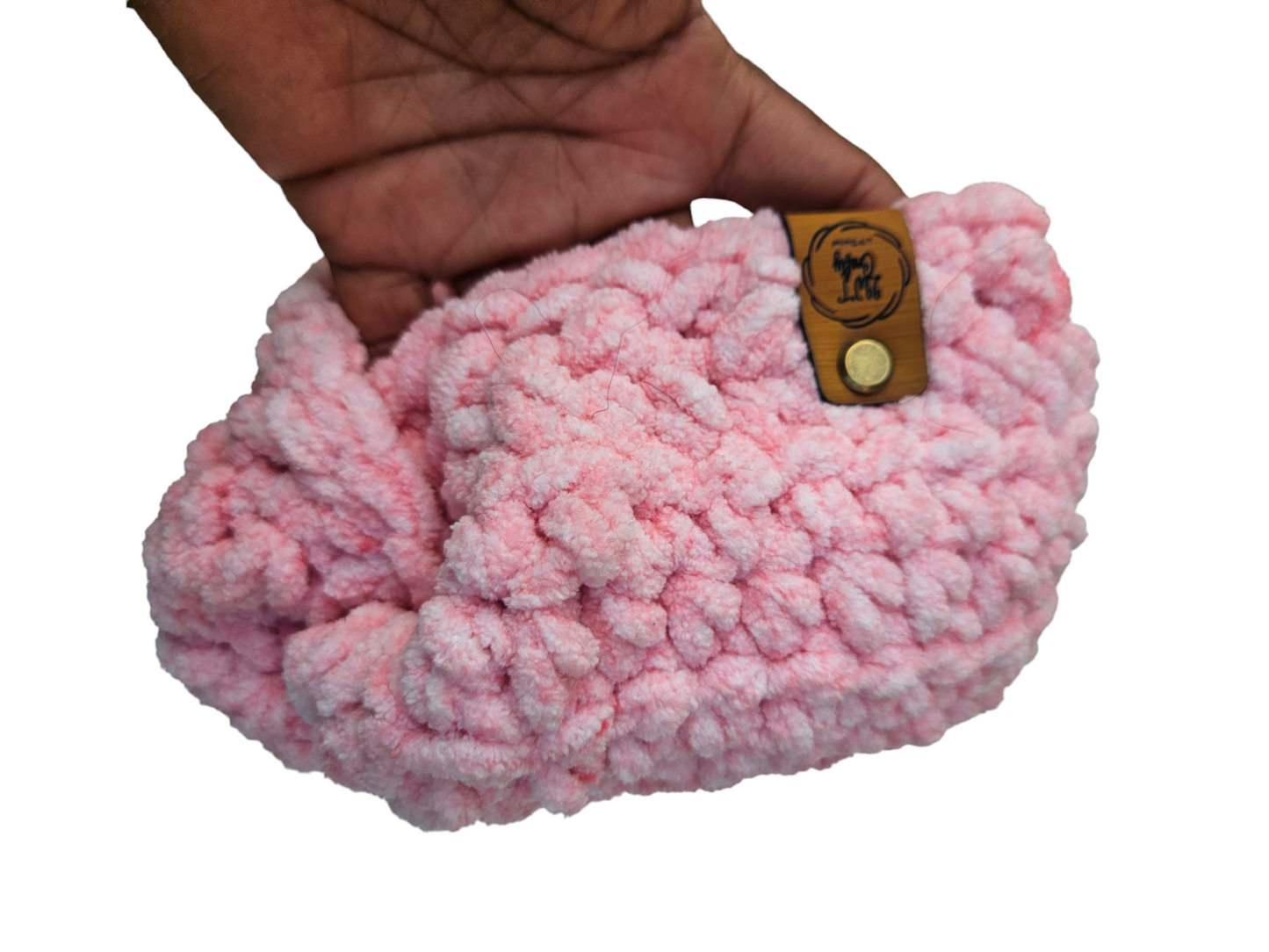 Pink Crochet Twisted Headband Turban-Bold, Cozy & Stylish