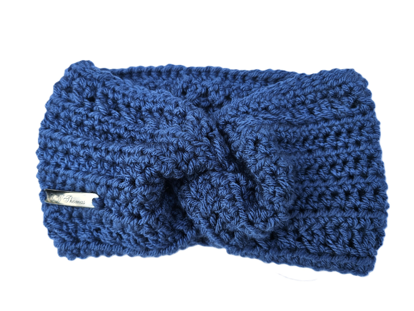 Blue Twisted Head Ear Warmer