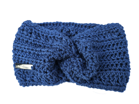 Blue Twisted Head Ear Warmer