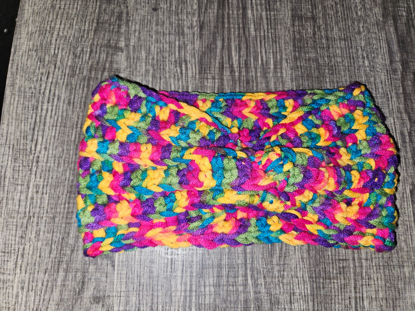 Rainbow Twisted Cotton Head Ear Warmer