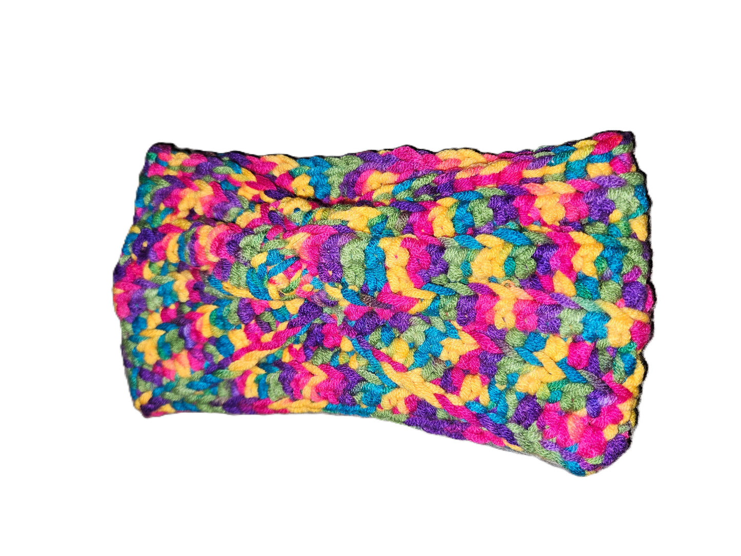 Rainbow Twisted Cotton Head Ear Warmer